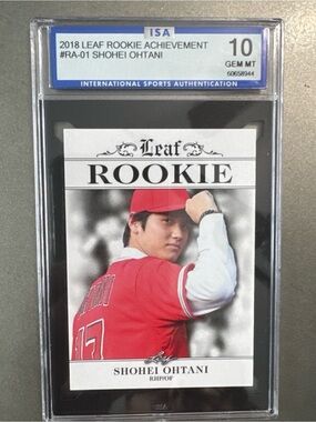 Leaf Rookie Trading Card - Red - Shohei Ohtani (2018)